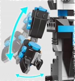 Intelligent programming building block robot