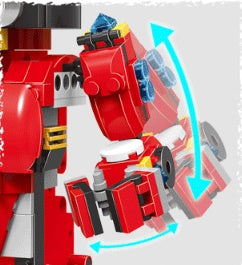 Intelligent programming building block robot