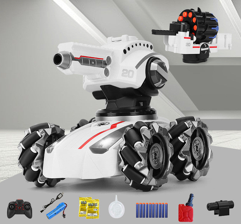Remote Control Tank Car Capable Of Launching Water Bomb