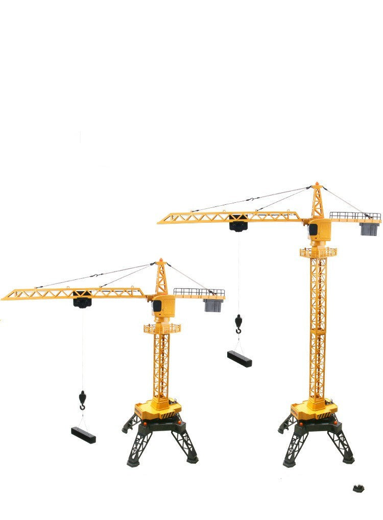 Children's Engineering Vehicle Crane Simulation Model Toy