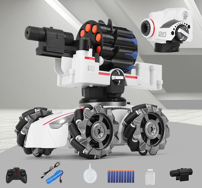 Remote Control Tank Car Capable Of Launching Water Bomb