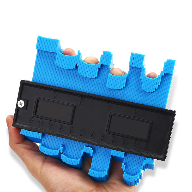 Multifunctional Contour Gauge Radian Ruler Woodworking Angle Artifact