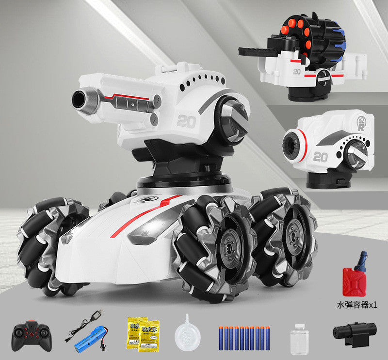 Remote Control Tank Car Capable Of Launching Water Bomb