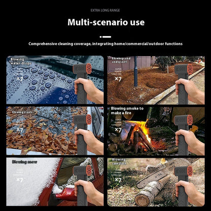 High-speed Supercharged Hurricane Dust Blower Handheld Wireless Mini Portable Violent Turbo Fan