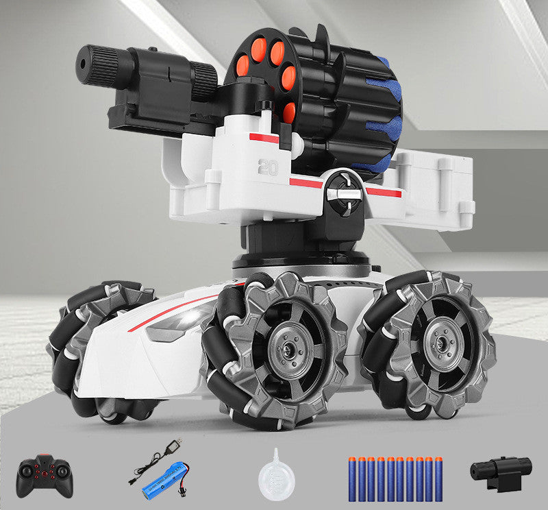 Remote Control Tank Car Capable Of Launching Water Bomb