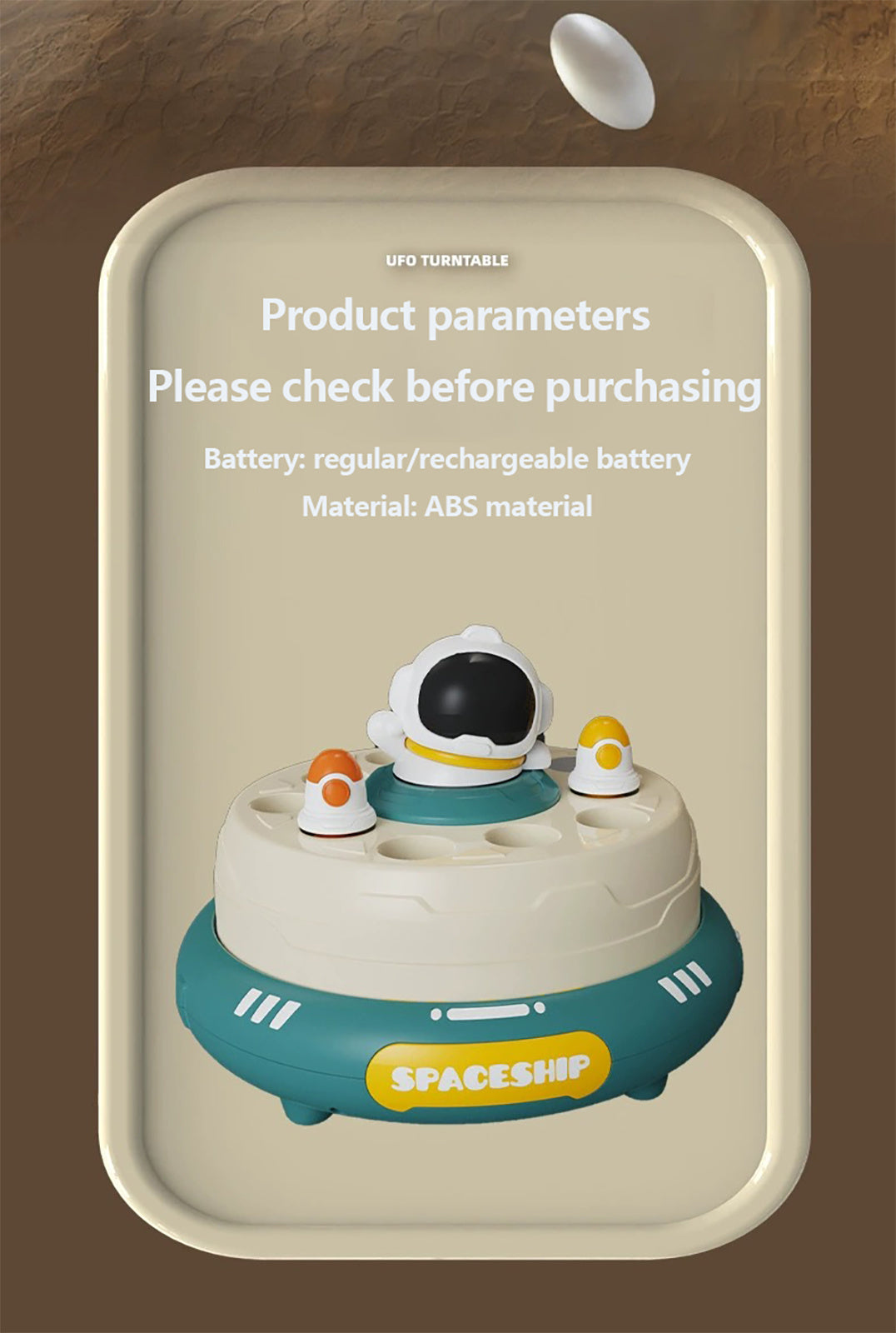 Launch Rocket Disc Bouncing Electric Spinning Disc Fishing Toy, Children's Concentration Training And Puzzle Solving