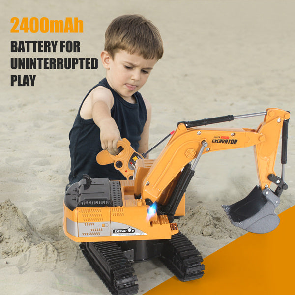 Remote Control Excavator, RC Excavator, Truck Construction Vehicle, Boys' Toys, Children's Gifts, Logistics Randomly Send UPS, USPS
