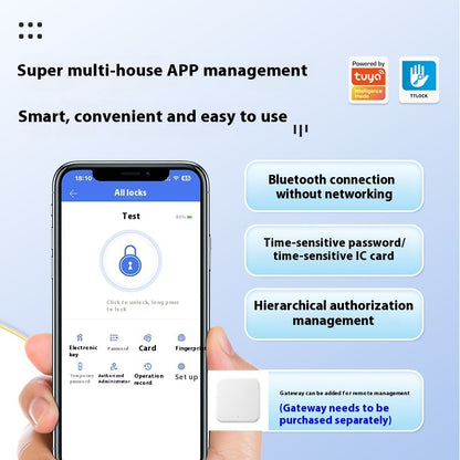Single Tongue Fingerprint Lock Bedroom Office