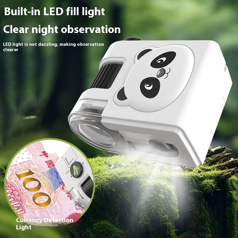 Internet Celebrity Portable Microscope Children's Mini Scientific Experiment Outdoor Exploration