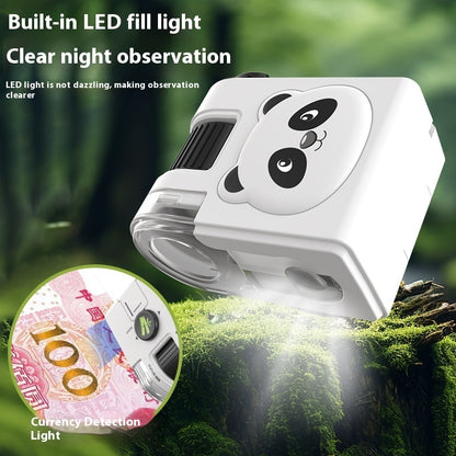 Internet Celebrity Portable Microscope Children's Mini Scientific Experiment Outdoor Exploration