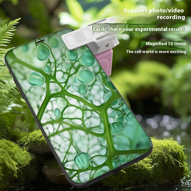 Internet Celebrity Portable Microscope Children's Mini Scientific Experiment Outdoor Exploration