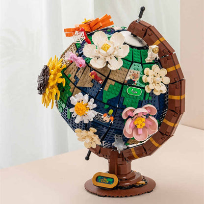 Building Blocks Earth Instrument Solar System Model Assembled Toys