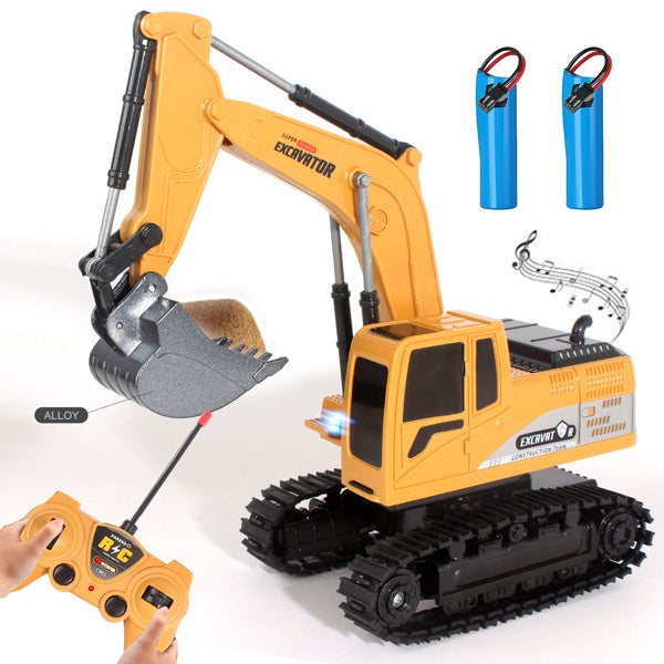 Remote Control Excavator, RC Excavator, Truck Construction Vehicle, Boys' Toys, Children's Gifts, Logistics Randomly Send UPS, USPS