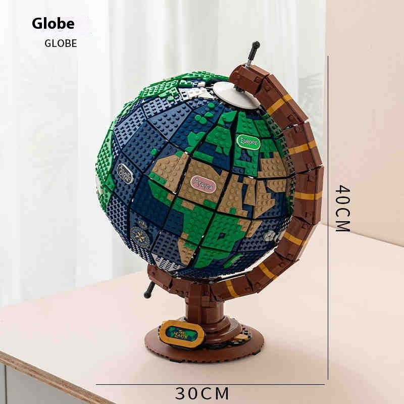 Building Blocks Earth Instrument Solar System Model Assembled Toys