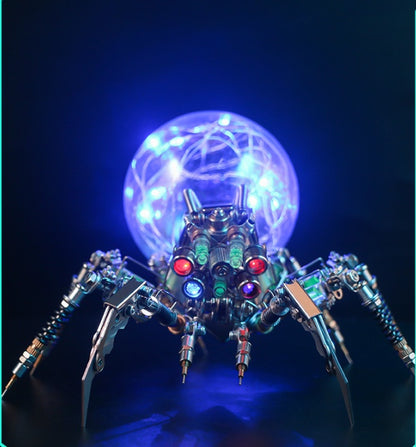 Grid Lurid Spider Handmade Metal Tide Player Hand Office Cyberpunk Country Create Mecha Ornaments Holiday Gift