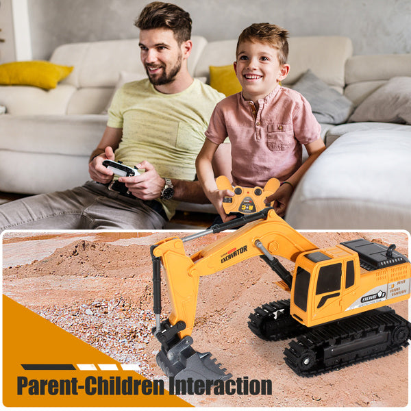 Remote Control Excavator, RC Excavator, Truck Construction Vehicle, Boys' Toys, Children's Gifts, Logistics Randomly Send UPS, USPS