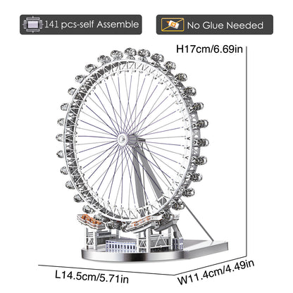 Three-dimensional 3D Model Of The Cool Tengwangge Ferris Wheel Puzzle