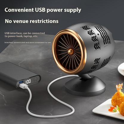 Household Portable Small Desktop Kitchen Ventilator