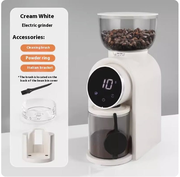 Smart Electric Grinder Adjustable Scale Household Coffee Machine