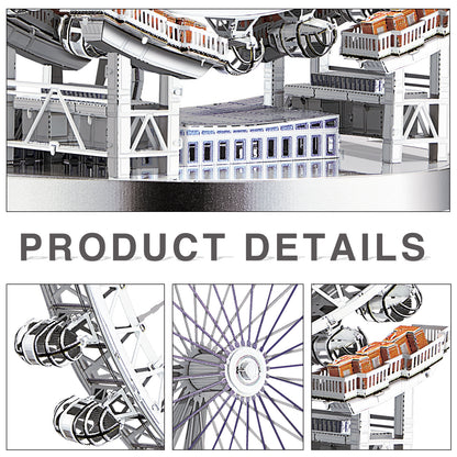 Three-dimensional 3D Model Of The Cool Tengwangge Ferris Wheel Puzzle