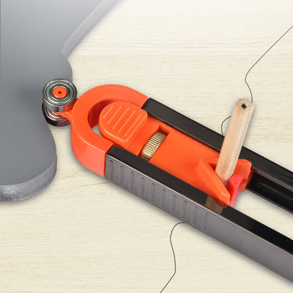 Irregular Contour Gauge Woodworking Measuring Ruler Wheel
