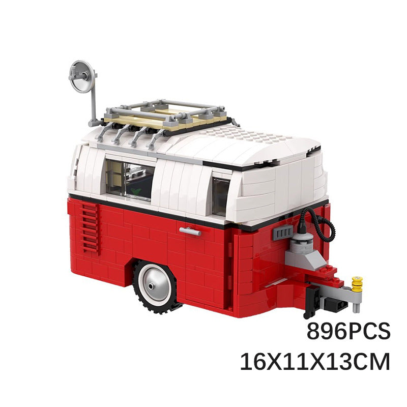 RV Trailer T1 Small Particle Building Block Toy