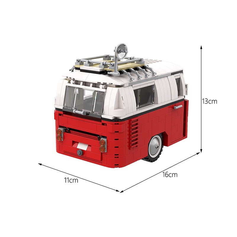 RV Trailer T1 Small Particle Building Block Toy