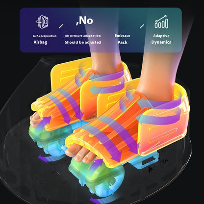 Fully Wrapped Airbag Liquid Crystal Sterilization Foot Massager