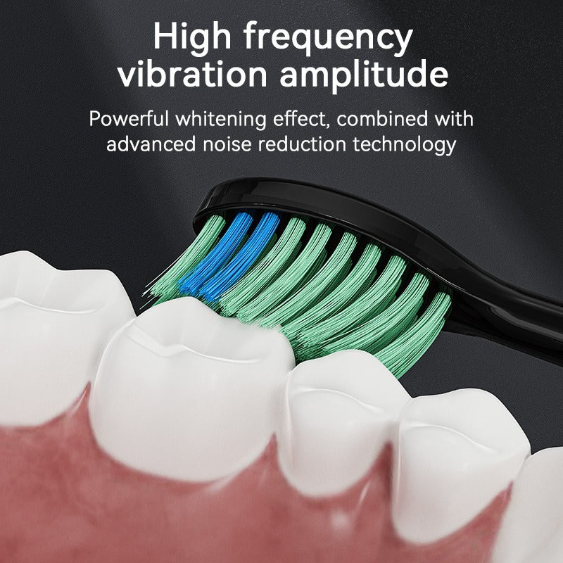 Portable Electric Toothbrush With A Compact Body, Ideal For Business Trips And Travel. It Has A Long - Lasting Battery Life, Allowing You To Keep Your Mouth Clean Anytime, Anywhere