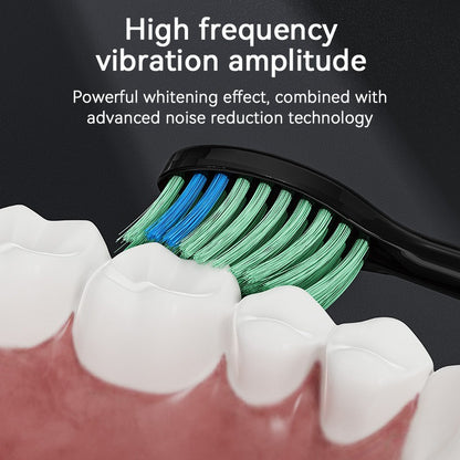 Portable Electric Toothbrush With A Compact Body, Ideal For Business Trips And Travel. It Has A Long - Lasting Battery Life, Allowing You To Keep Your Mouth Clean Anytime, Anywhere