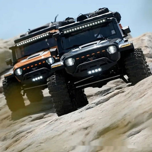 Plastic Big Leopard Remote Control Electric Rock Crawler Four-wheel Drive Off-road Vehicle