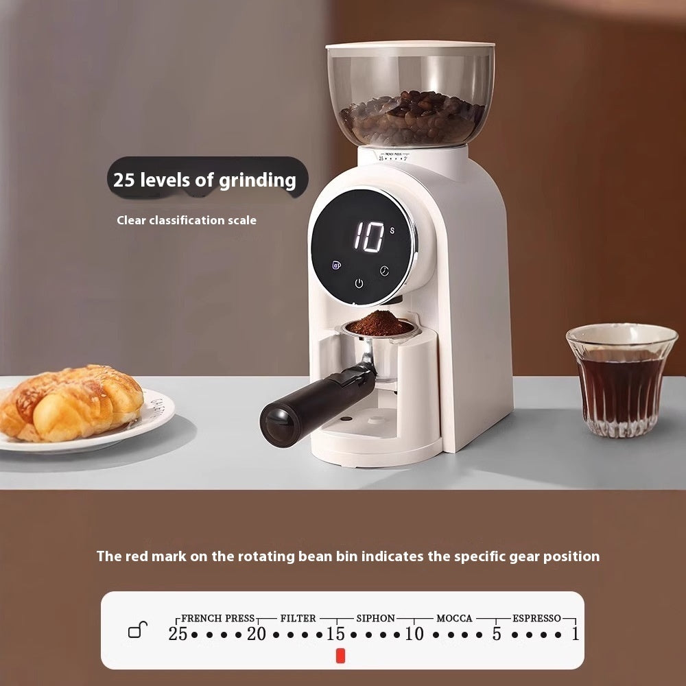 Smart Electric Grinder Adjustable Scale Household Coffee Machine