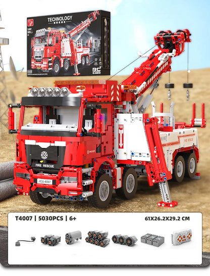 Engineering Series Fire Rescue Vehicle Remote Control Electric