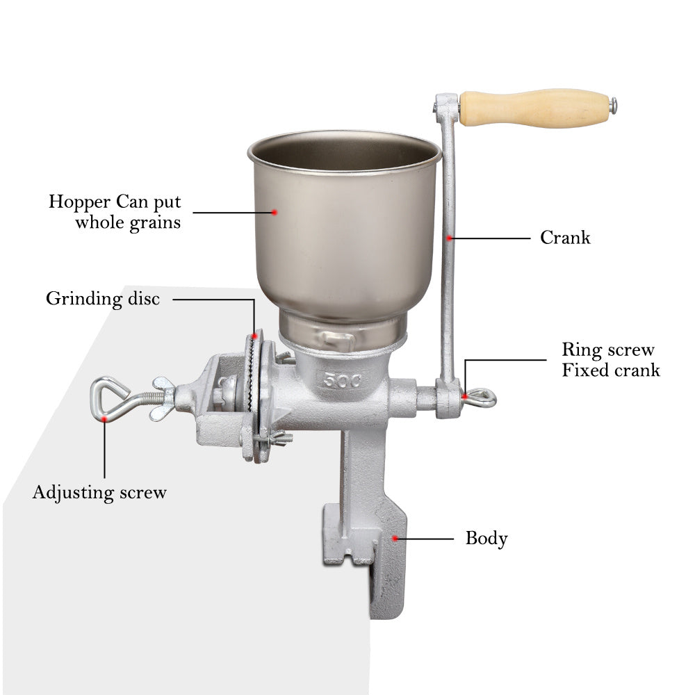 American Grinder Silver Stainless Steel Hand Grinder Hand Grain Grinding