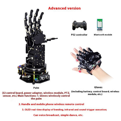 Bionic Mechanical Programming Palm Gloves Robot Mechanical Arm Hand Claw