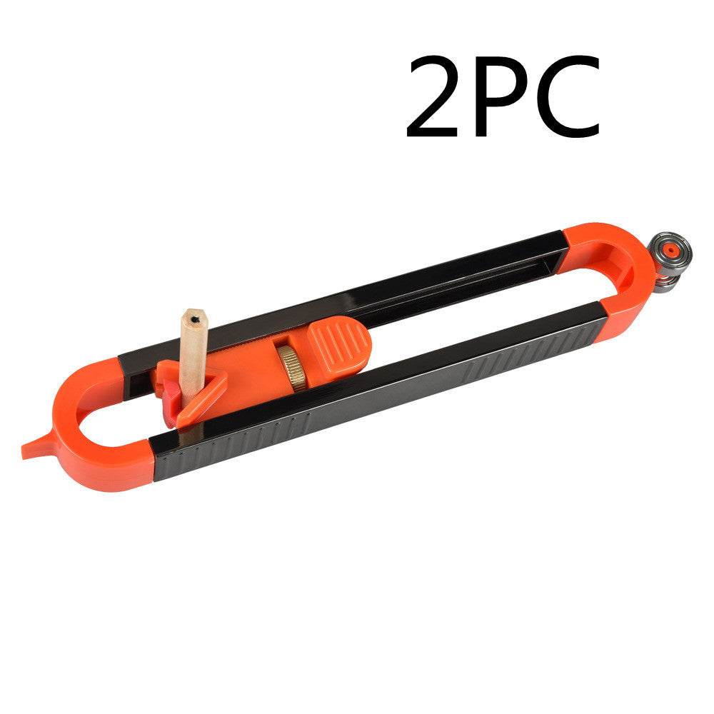 Irregular Contour Gauge Woodworking Measuring Ruler Wheel