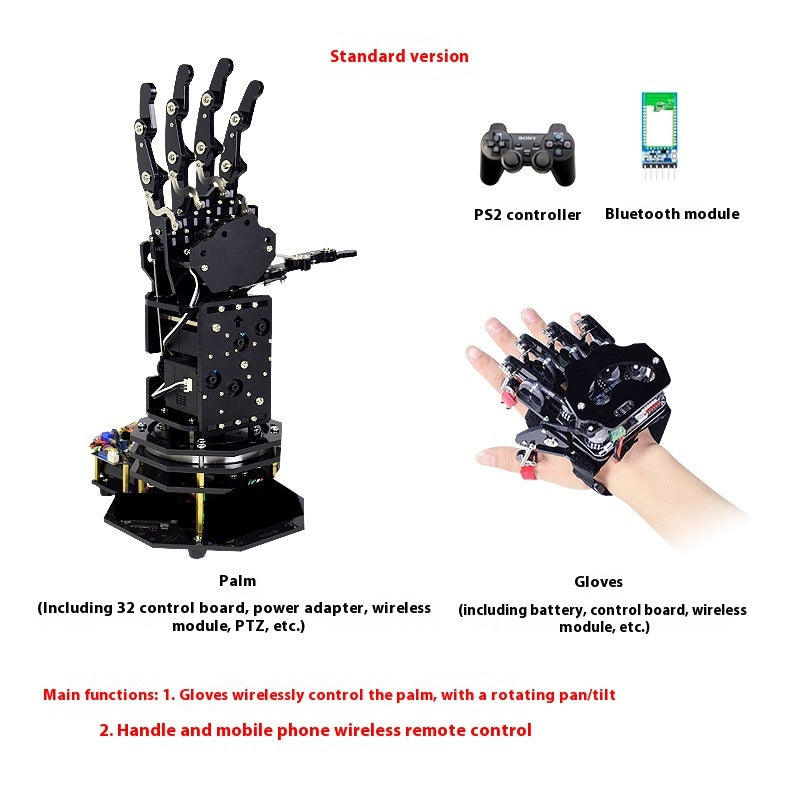 Bionic Mechanical Programming Palm Gloves Robot Mechanical Arm Hand Claw