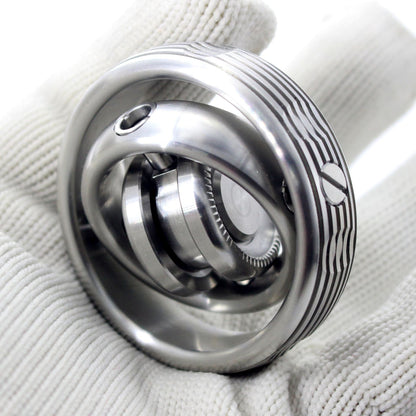 Metal Fingertip Gyroscope Boring Decompression Artifact