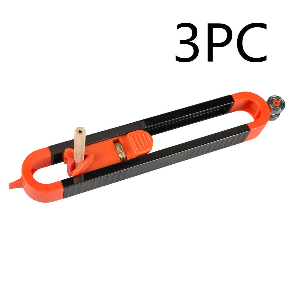 Irregular Contour Gauge Woodworking Measuring Ruler Wheel
