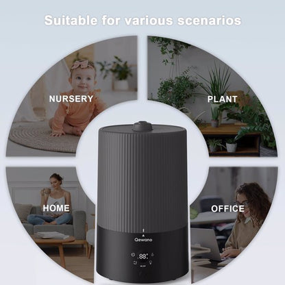 4 Liter Top-water Ultrasonic Cold Mist Humidifier With Timed Night Light Function Can Be Added Directly To Essential Oils - Prohibited For Sale On Amazon