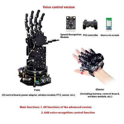 Bionic Mechanical Programming Palm Gloves Robot Mechanical Arm Hand Claw