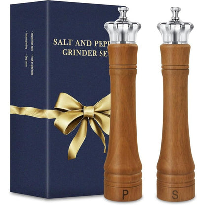 10 Inch Salt And Pepper Grinder Set
