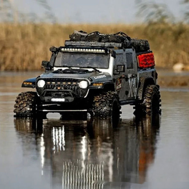 Plastic Big Leopard Remote Control Electric Rock Crawler Four-wheel Drive Off-road Vehicle