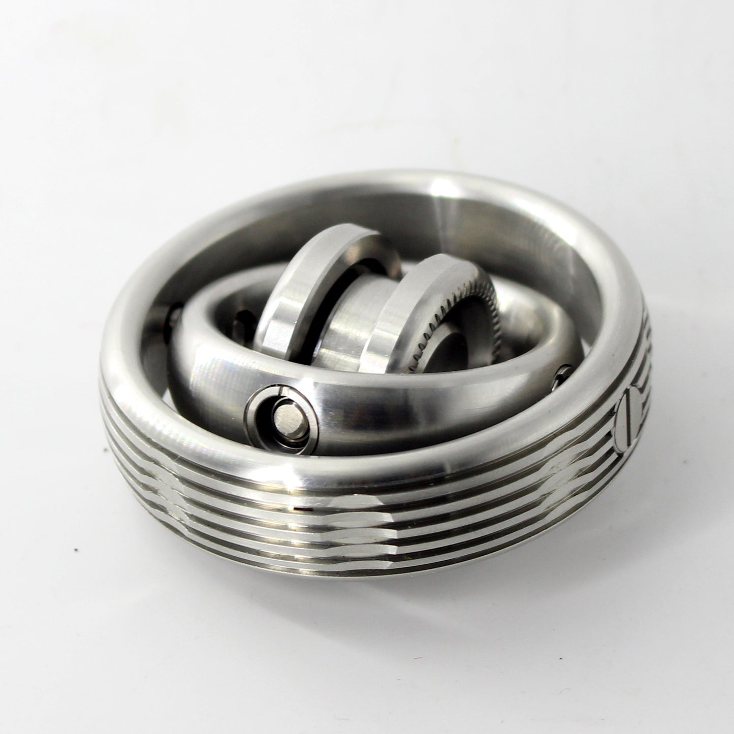 Metal Fingertip Gyroscope Boring Decompression Artifact